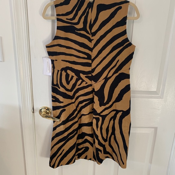NWT Equipment tiger printed mid length jada dress - Picture 9 of 12